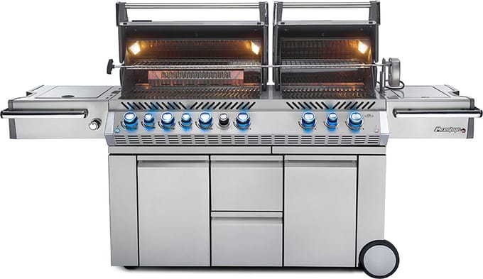 Napoleon Prestige PRO 825 rvs (incl. draaispit)