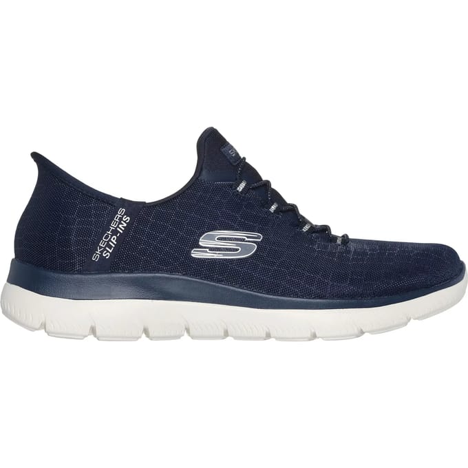 Skechers SUMMITS-CLASSY NIGHT Dames Instappers - Donkerblauw / Zilver