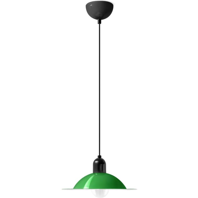 Stilnovo Lampiatta LED hanglamp, Ø 28 cm, groen