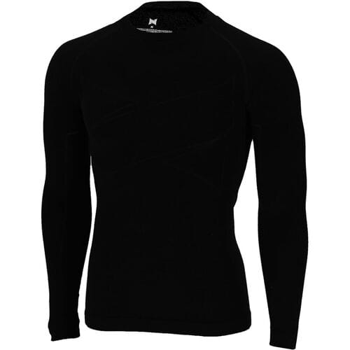 Xtreme Thermoshirt Heren Merino Wol Black Melange-M
