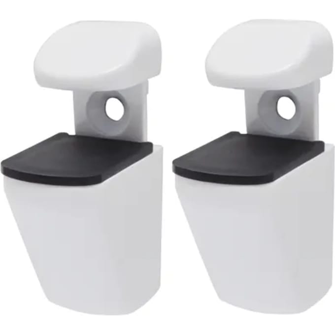 Duraline Plankdrager Clip Mini Alpine Wit