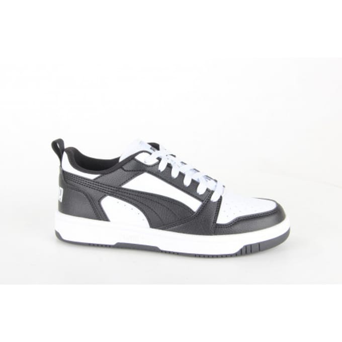 PUMA Puma Rebound V6 Lo Jr Unisex Sneakers - PUMA White-PUMA Black