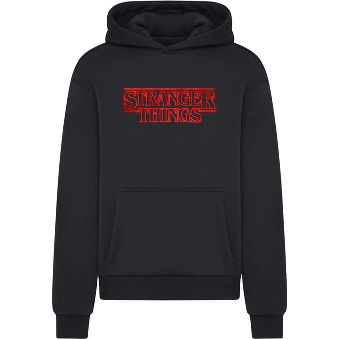 Hoodie Merchcode Stranger Things Neon Sign Fluffy