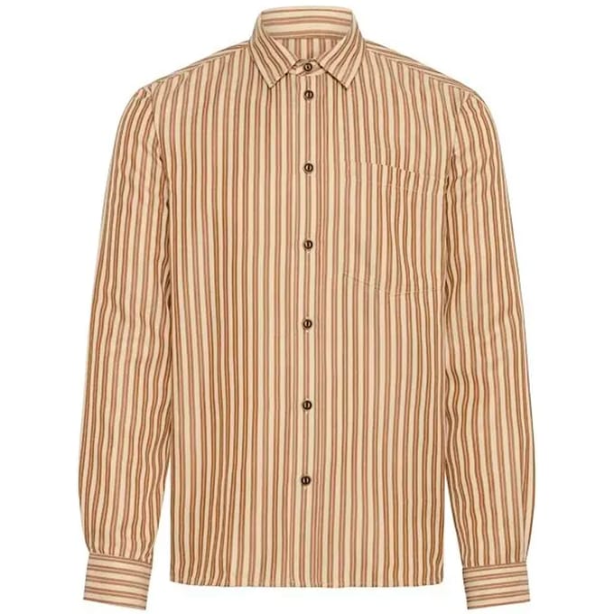 Shirt met lange mouwen Solid Roydon stripe