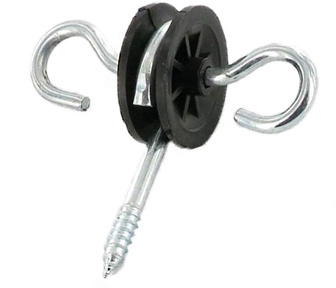 Dailygoody - Wilgenhek isolator - Deurgreep isolator - Zwart
