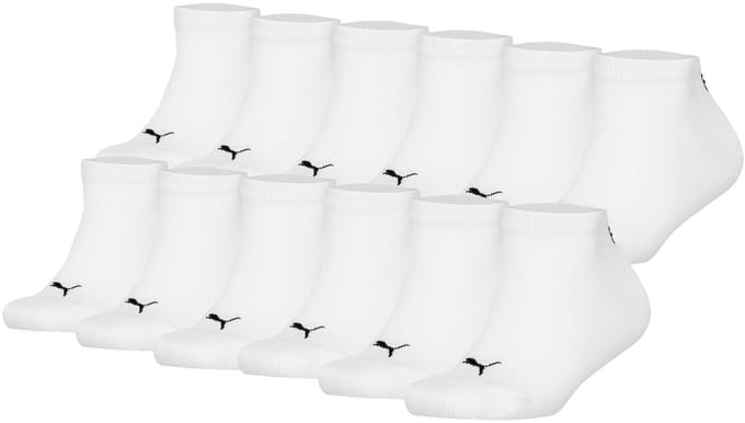 Puma Sokken Plain Sneaker 12P Verpakking van 12