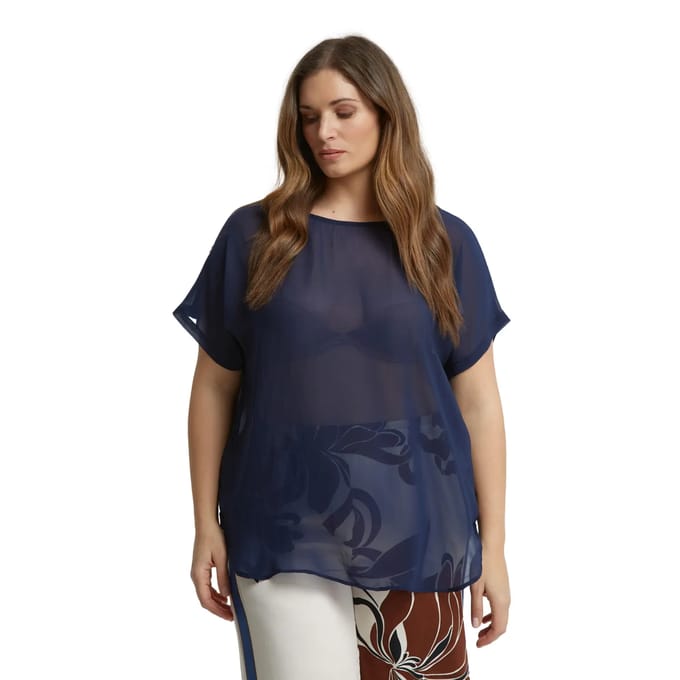 Mousseline Top Dames Mat Fashion