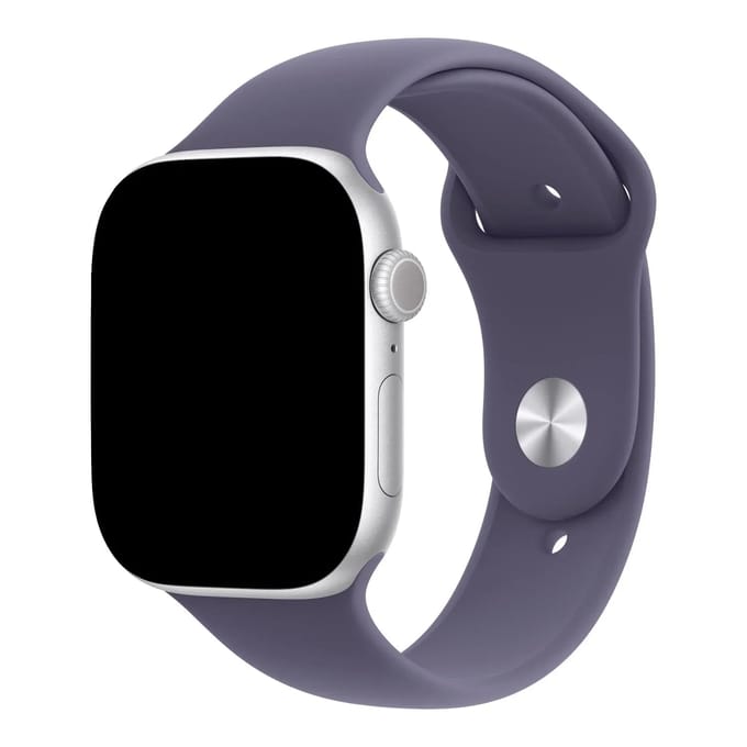 2+2 | Apple Watch Bandje Ovaro - Siliconen - Zachtpaars