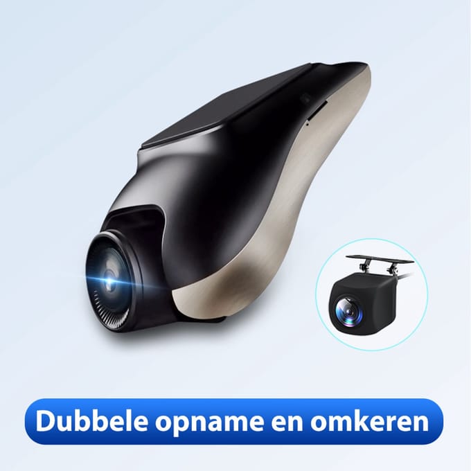 Hexinex Dashcam Camera GPS-videorecorder 1080P HD Auto DVR 170° IP67