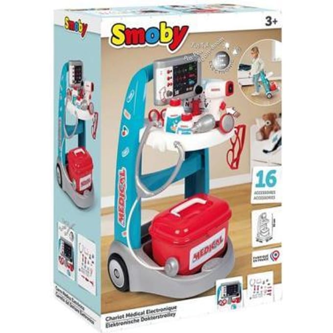 Elektronische medische trolley voor buitenspellen Smoby