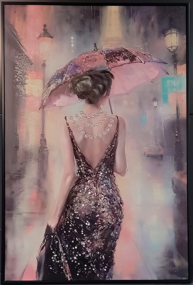 Driesprong collection - Wall art raindrop reverie 62x92 cm