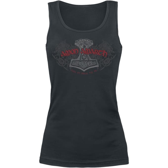 Amon Amarth Top - Hammer - L tot XXL - voor Vrouwen - zwart