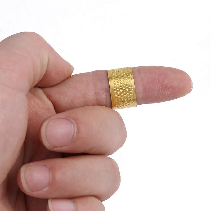17 Stuks Leergereedschap DIY Handstikset met Groover Els Gewaxte Vingerhoed Draad voor Naaien gray