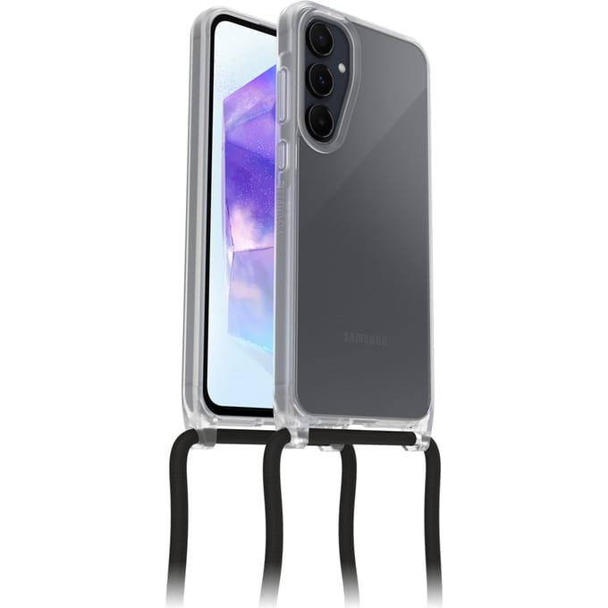 OtterBox React Necklace - Geschikt voor Samsung Galaxy A55 - Hoesje met Koord - Transparant