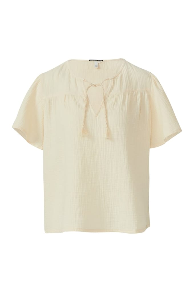 s.Oliver Qs Blouses Crème Taglia: 36 | Magliette intime Outlet | Donna