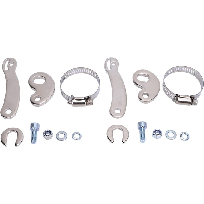2 Jeux Kit Bras de Torsion de Vélo M14 Acier Fixation Sécurisée Sécurité Améliorée Kit de Conversion Bras de Torsion white