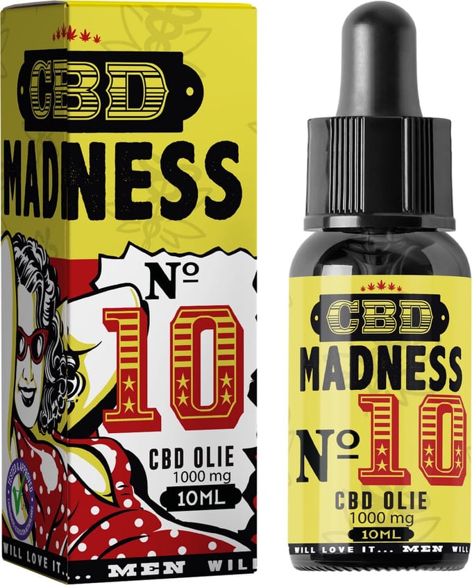 CBD Madness Oil – No. 10 – 1000mg CBD (10%) | 10ml