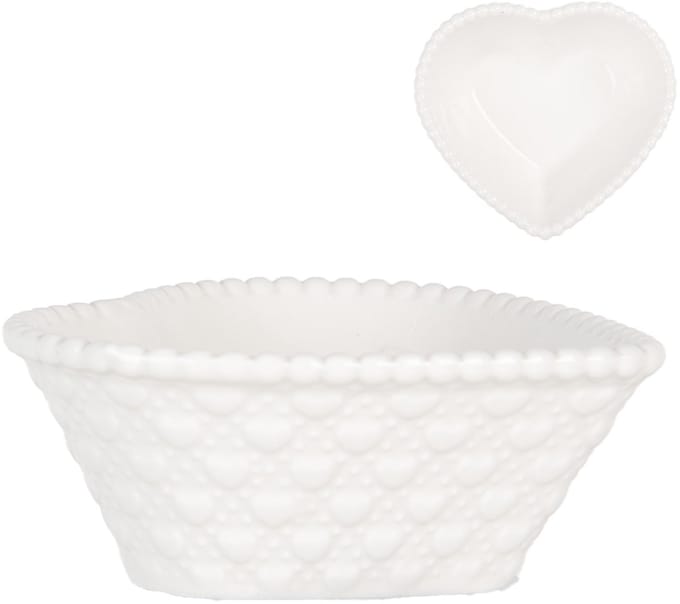 Clayre & Eef Kom 75 ml Wit Keramiek