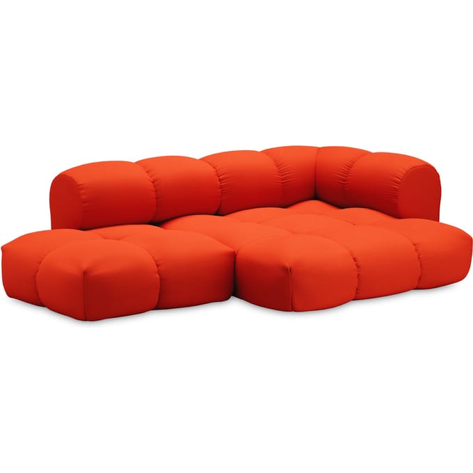 Objekte unserer Tage zander Sofa Design 06 rechts (3--zit) - Vidar 0542 Zuiver oranje