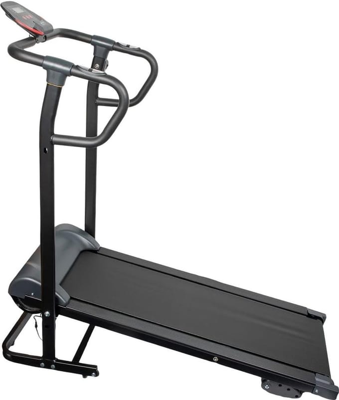 Bodyline Fly hersluitbare magnetische loopband - 3 hellingsniveaus - 8 weerstandsniveaus - Multifunctioneel LCD-scherm - Ce- en EN957-gecertificeerd