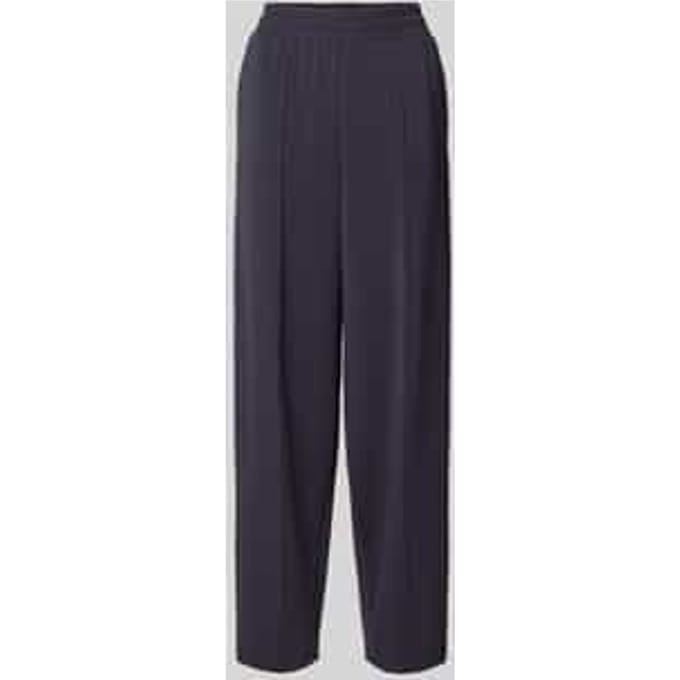 Sweatpants met elastische band en lengtenaden