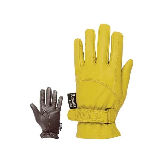 Leren rijhandschoenen met klittenbandsluiting model 174 Umbria Equitazione Pool's