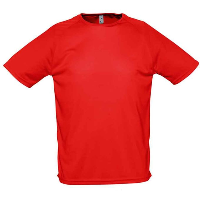 SOLS Heren Sportief Raglan T-shirt (Rood)