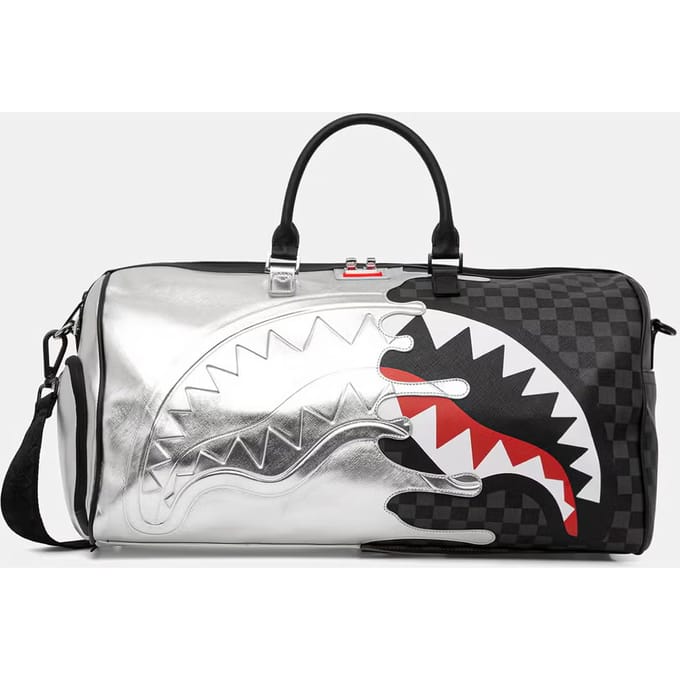 Unisex Adult Bag Sprayground Silver Side Drip Unisex