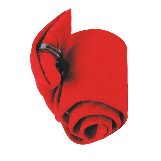 Premier Stropdas - Heren Effen Werkkleding Clip Op Stropdas (Rood)