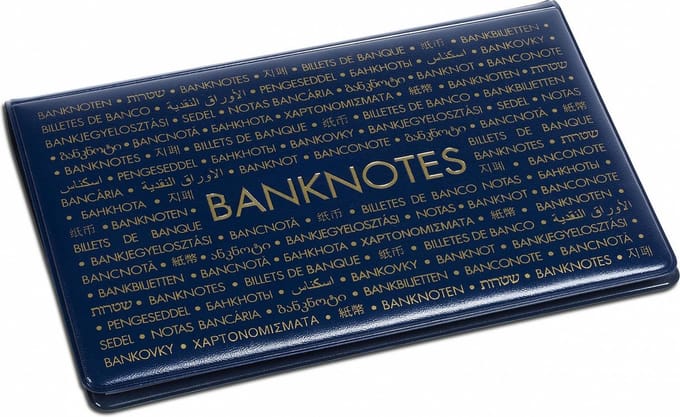 ROUTE - Bankbiljetalbum - Zakalbum voor 20 bankbiljetten tot 210 x 125 mm
