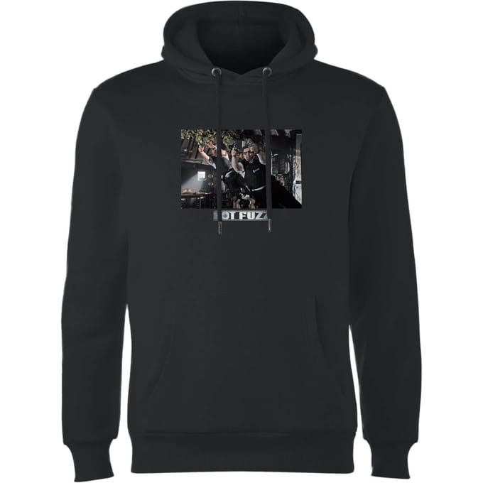 Hot Fuzz Pub Scene Hoodie - Black - S
