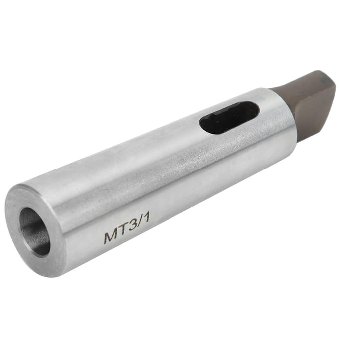 Verloopstuk Reductieadapter Boorhuls Zilver Hoge Hardheid Slijtvastheid MT3 naar MT1