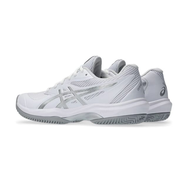 Asics Game ff clay/oc grijs, wit Game ff clay/oc grijs, witte schoenen