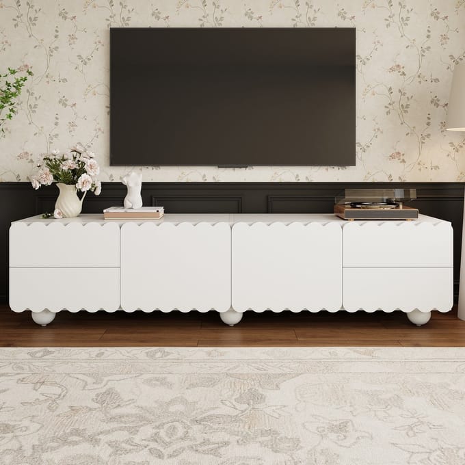 VVBV TV Lowboard 175x38x37 cm - Wit