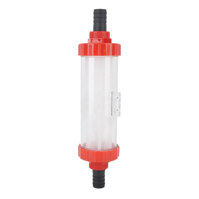 Filtre à mailles agricole en ligne, pompe à eau à haut débit en nylon plastique, filtre transparent pour jardin white