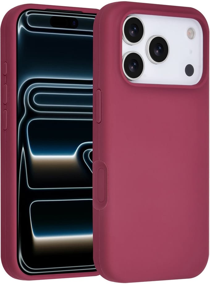 TUNIQ telefoonhoesje voor Apple iPhone 17 Pro - Siliconen backcover - Paars