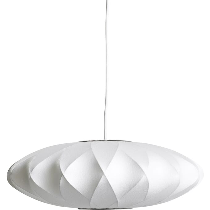 HAY Nelson Schotelvormige Hanglamp met Kruisvormige Bubbels , Klein, Gebroken Wit