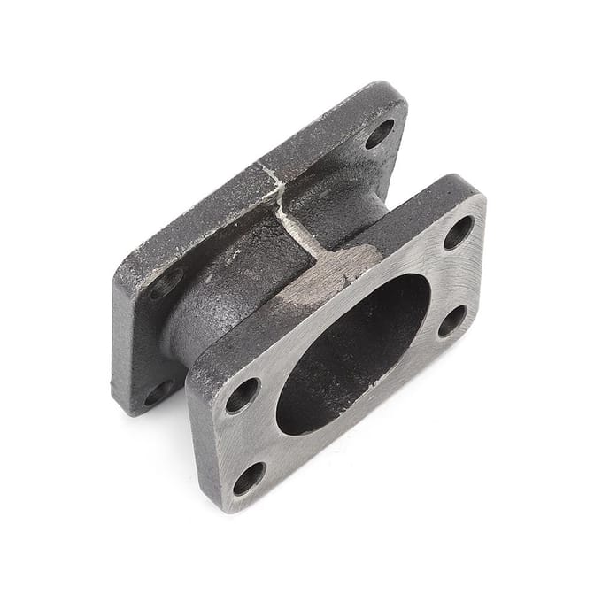 Adaptateur turbo T3 vers T4, bride d'échappement à 15 degrés, accessoire pour turbocompresseur gray