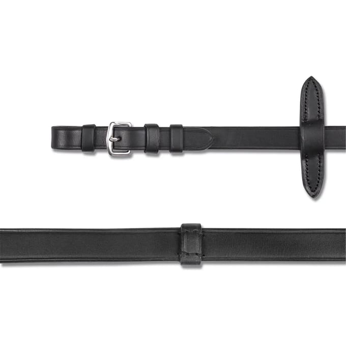 Waldhausen Waldhausen X-Line lederen teugels extra lang 1,66m One Size Zwart