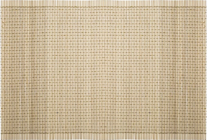 Secret de Gourmet Onderlegger bamboe set van 4 beige - Placemat - Tafelonderlegger - 45 X 30 CM
