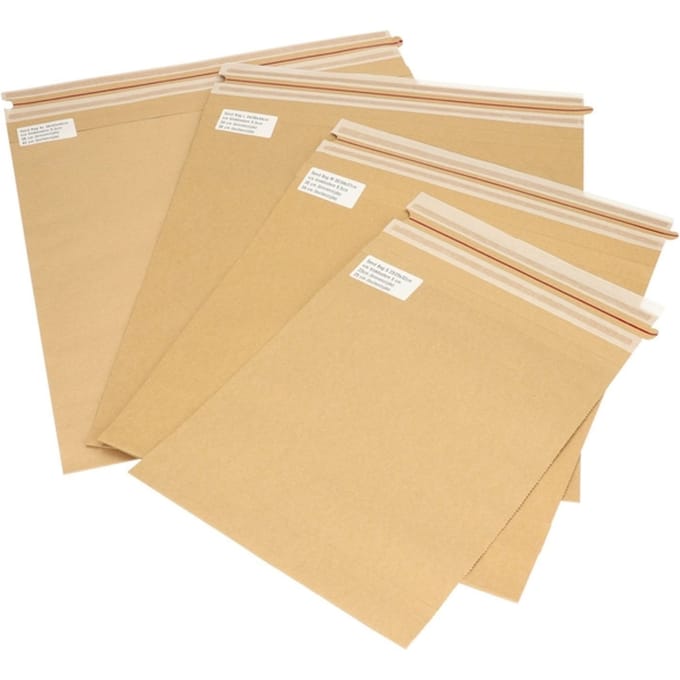 Sendbag verzendverpakking IEZZY 38/42 x 44 + 9,5cm bruin