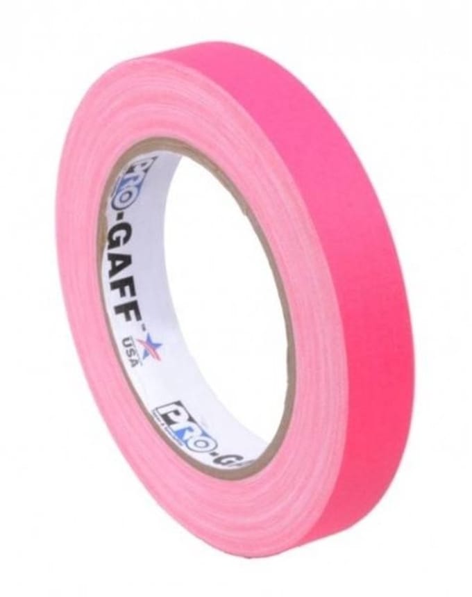 Pro Tapes Pro Gaff Fluor Gaffa Tape 19mm x 22,8m Roze