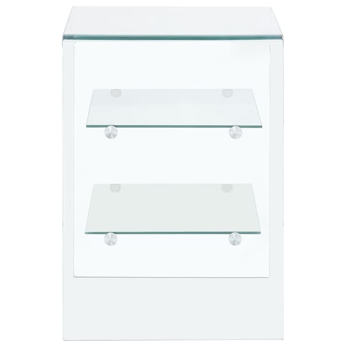 vidaXL - Salontafel - 50x40x56 - cm - gehard - glas