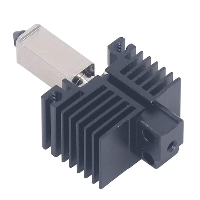 3D Printer Hotend Kit Afneembare Gehard Stalen Extruder Hotend Kit voor Bambu Lab X1 P1P 2.0 black