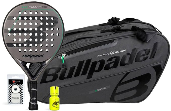 Pack Bullpdel Game Ctr Grey Padelbag Grey Dry Grip
