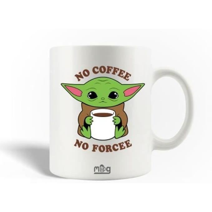 Mug en Céramique Coffee Baby Yoda Star Wars No Coffee No Forcee