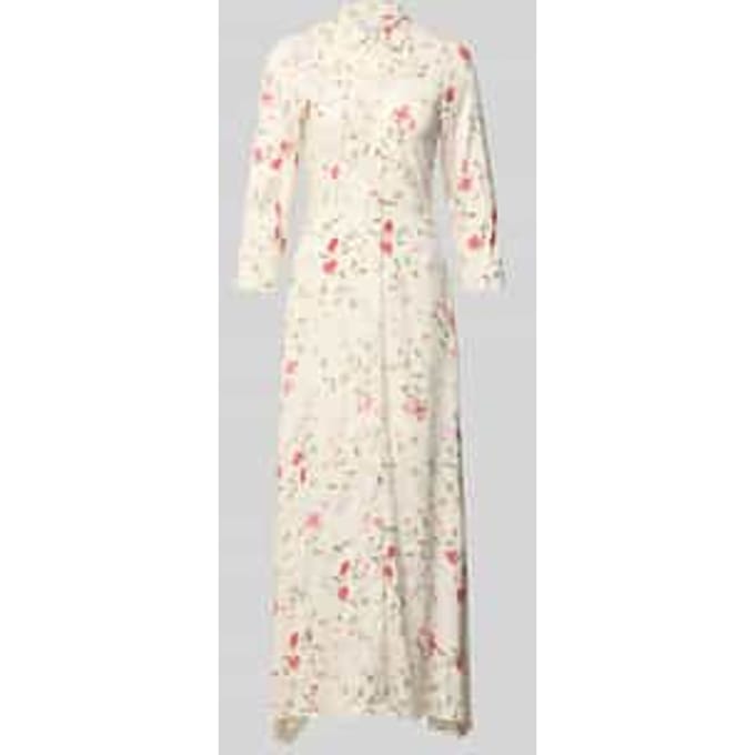 Overhemdjurk van viscose met knoopsluiting model 'SAVANNA'