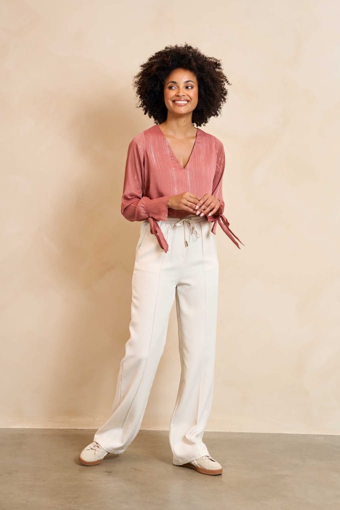 Lofty Manner ra01.1 blouse lora 309 mauve