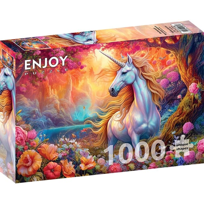 Enjoy Puzzle legpuzzel Enchanted Harmony Unicorn - 1000 stukjes magie.