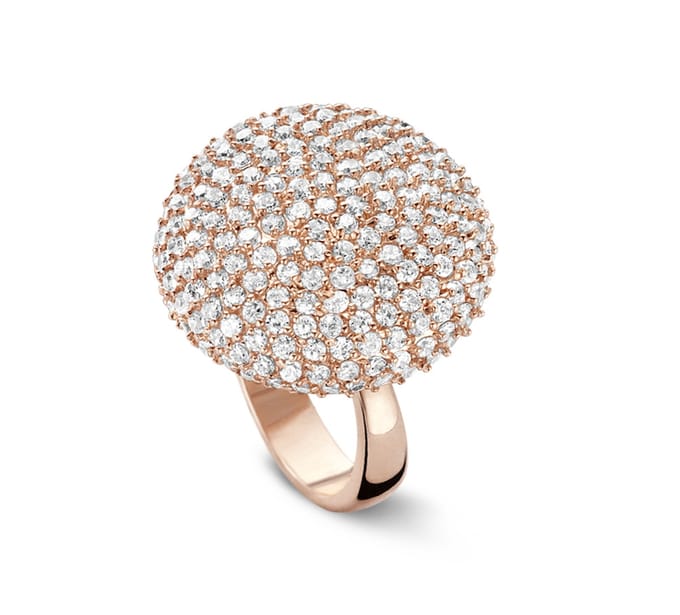 Orphelia Ring Rood verguld Zirconium Zilver 925 R-13434/52